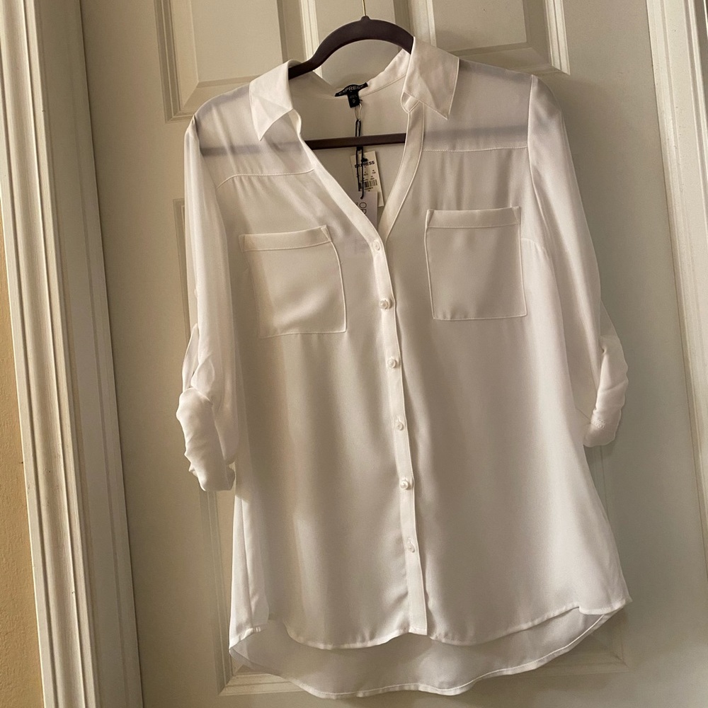 Express White Blouse